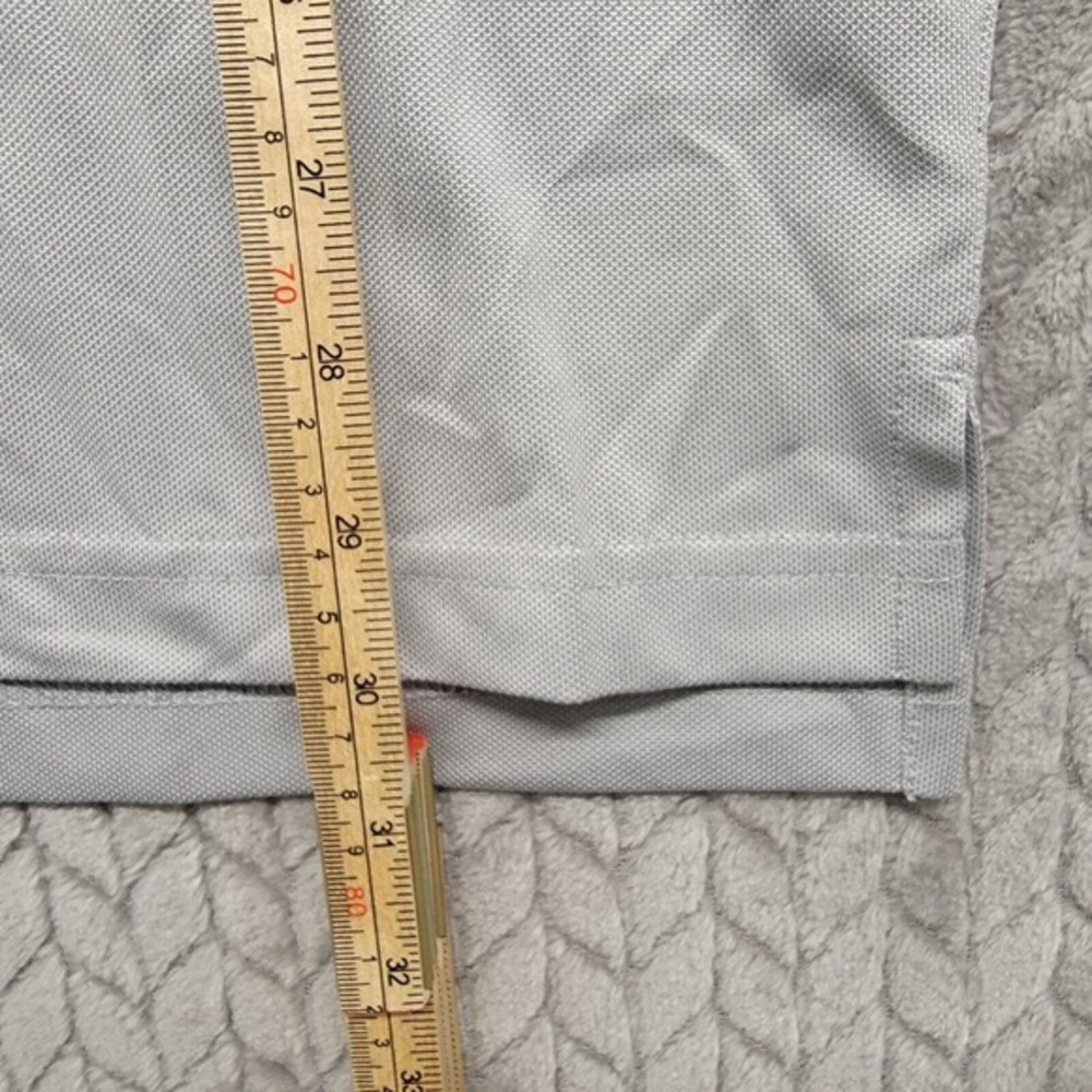 Dunning Golf Polo Shirt Adult‎ XL Gray Solid Golfing Golfer Casual Men Stretch - Picture 5 of 8